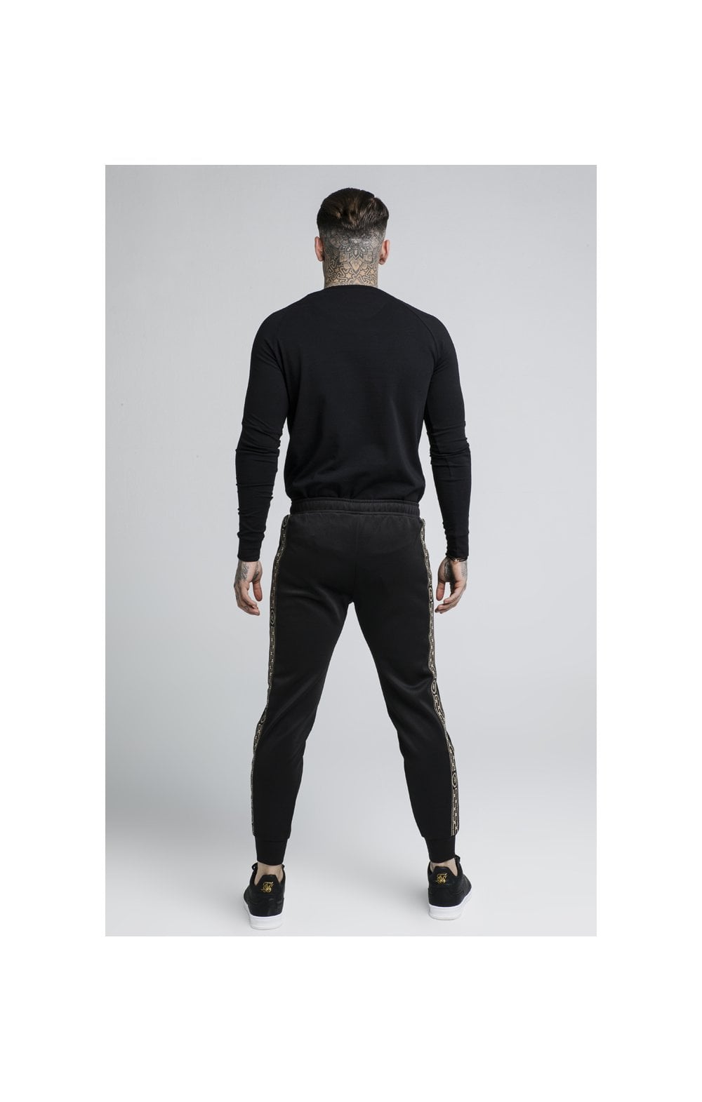 SikSilk Cartel L/S Gym Tee – Black (4)