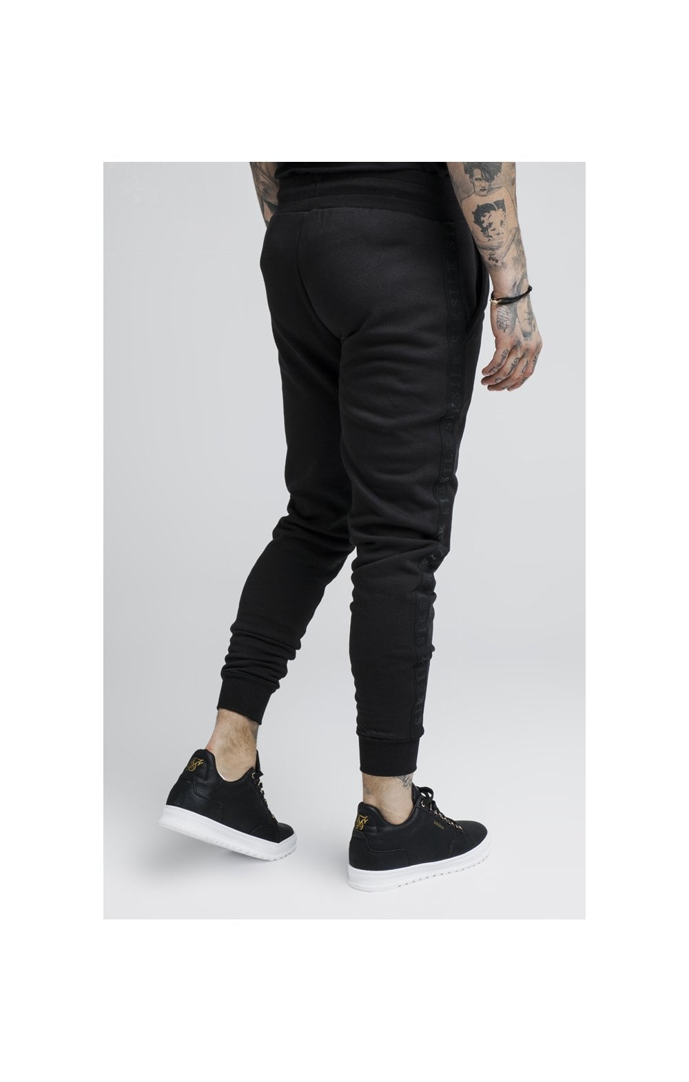 SikSilk Muscle Fit Jogger - Black (2)