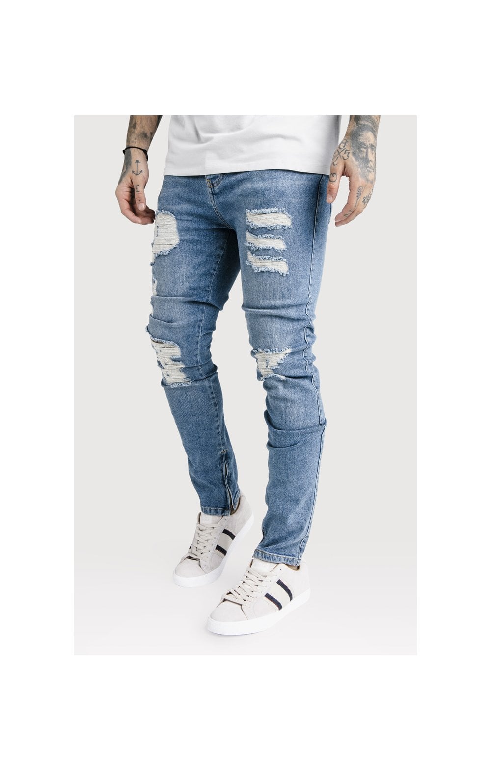 SikSilk Vintage Denim - Blue