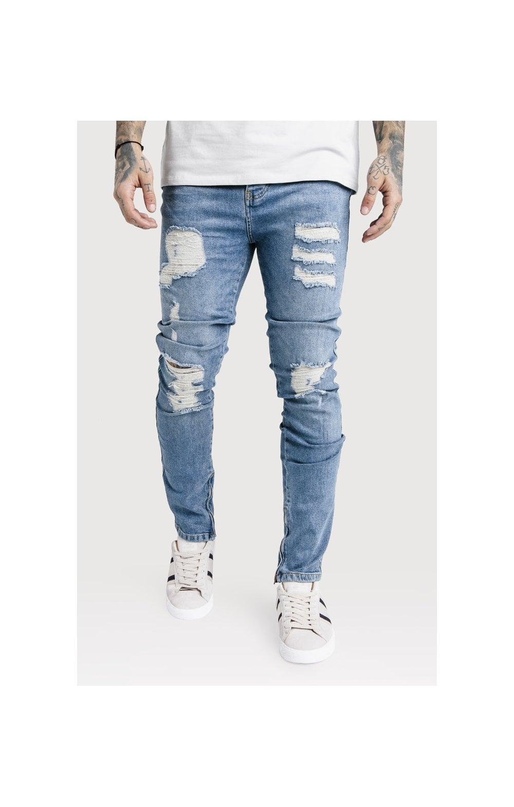 SikSilk Vintage Denim - Blue (1)