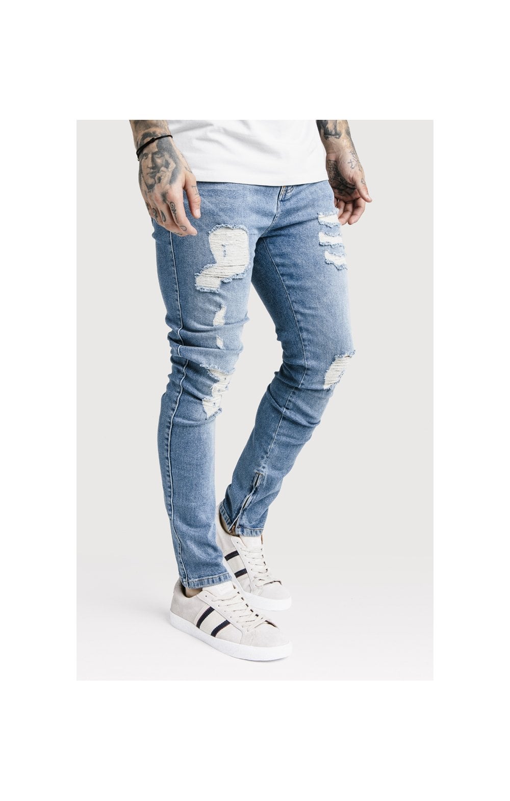 SikSilk Vintage Denim - Blue (2)