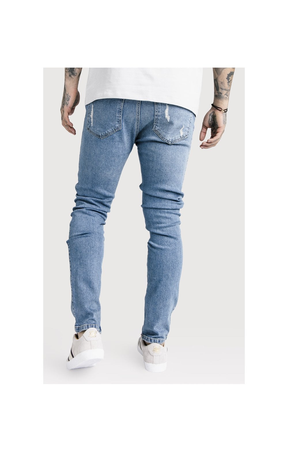 SikSilk Vintage Denim - Blue (4)