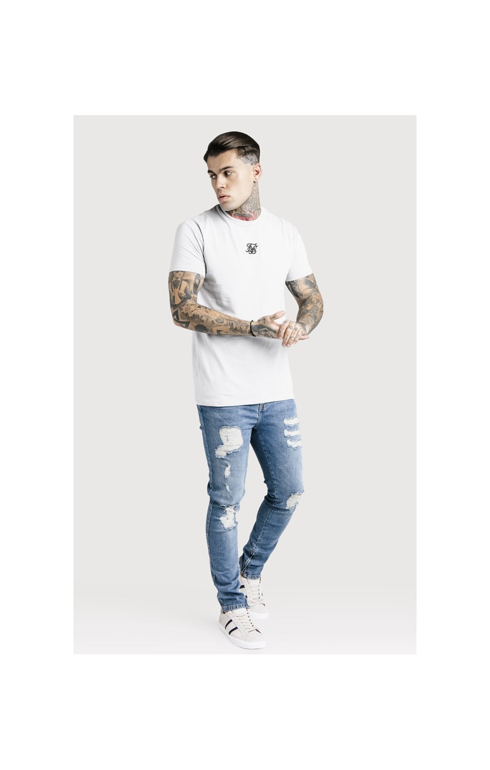 SikSilk Vintage Denim - Blue (7)