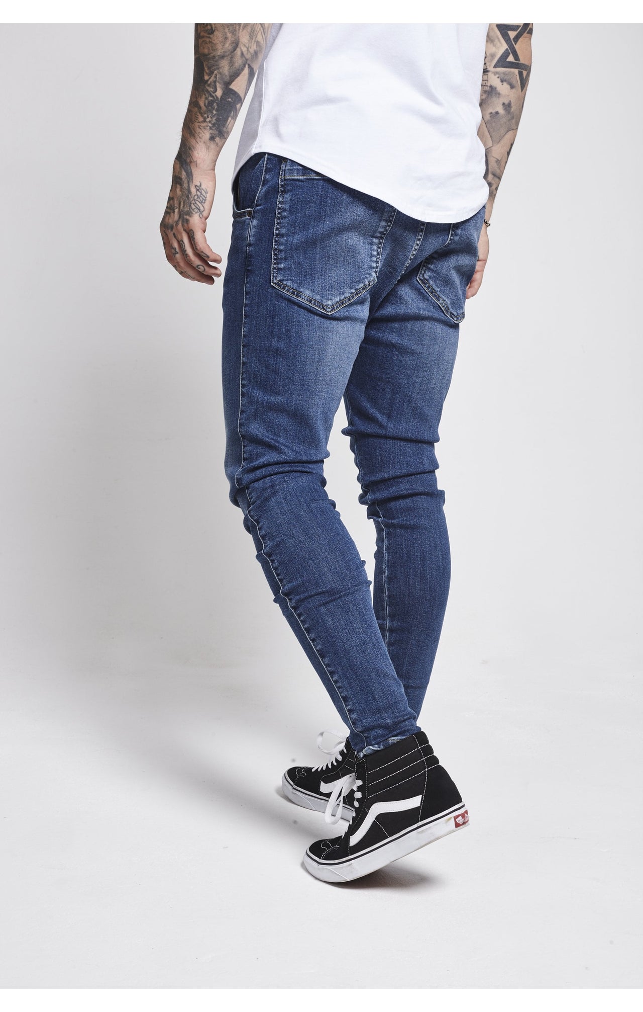 SikSilk Skinny Jeans - Midstone (5)