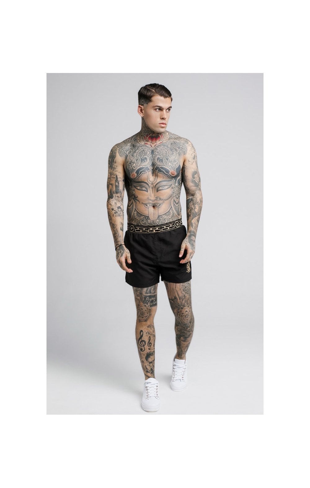 SikSilk Standard Swim Shorts – Black (2)