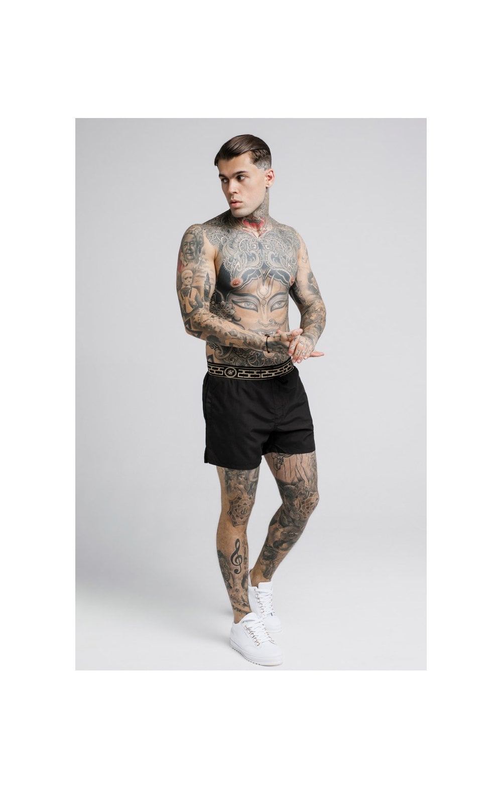 SikSilk Standard Swim Shorts – Black (3)