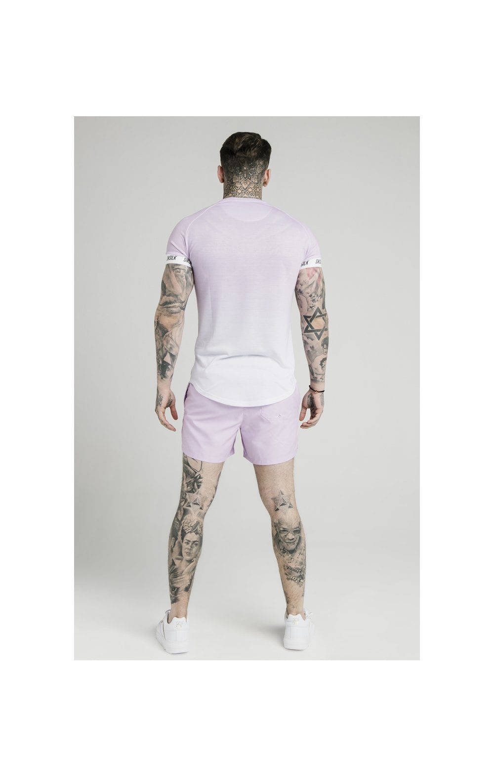 SikSilk Standard Swim Shorts – Pink (5)