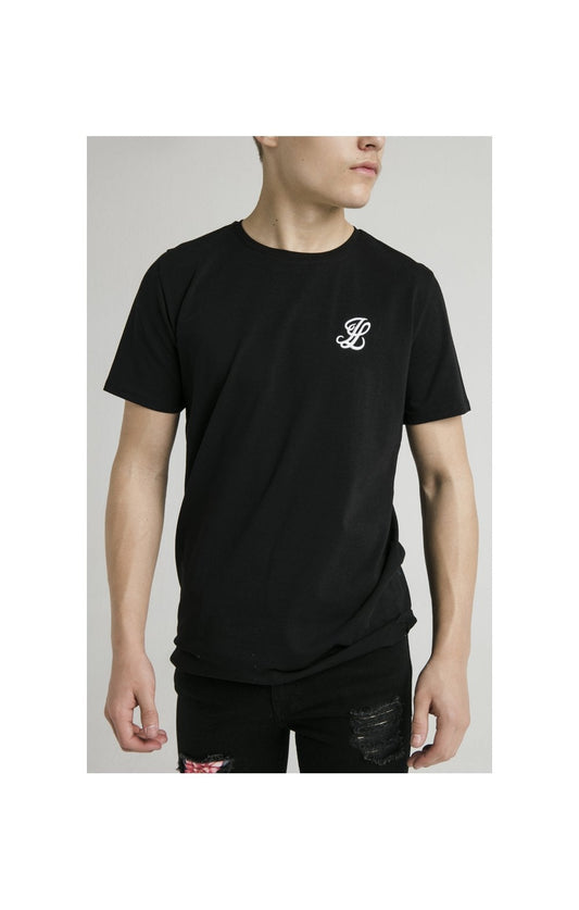 Boys Illusive Black Essentials Short Sleeve T-Shirt