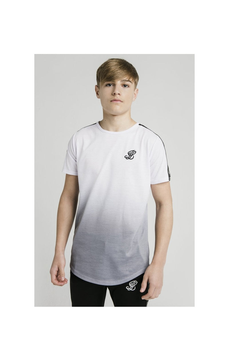 Illusive London Fade Tape Tee - White & Grey