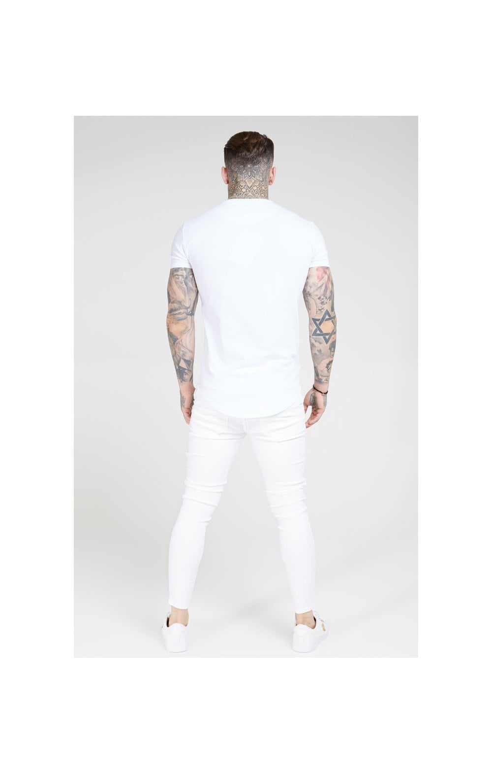 SikSilk Skinny Distressed Jeans – White (6)