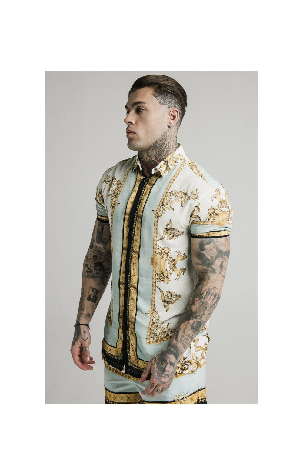 SikSilk S/S Resort Shirt – Lord Off White (4)