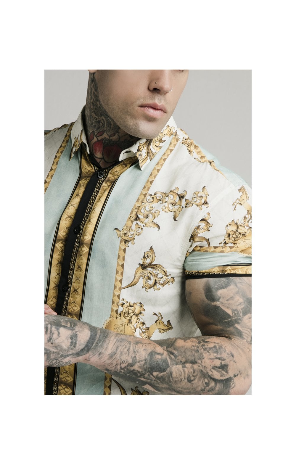 SikSilk S/S Resort Shirt – Lord Off White (5)