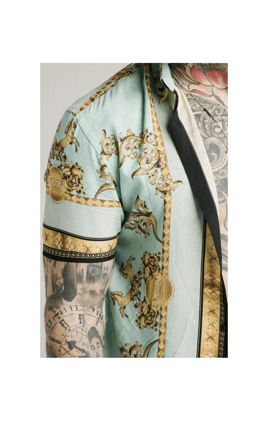 SikSilk S/S Resort Shirt - Lord Light Blue