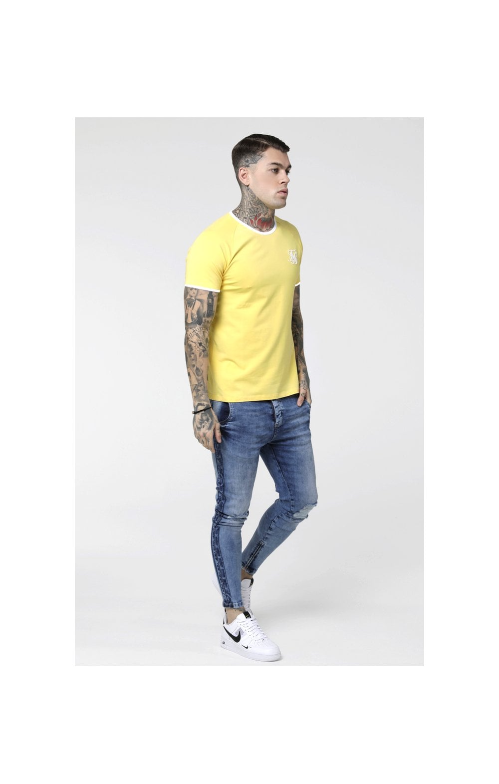 Load image into Gallery viewer, SikSilk S/S Elastic Cuff Tee – Gold (3)