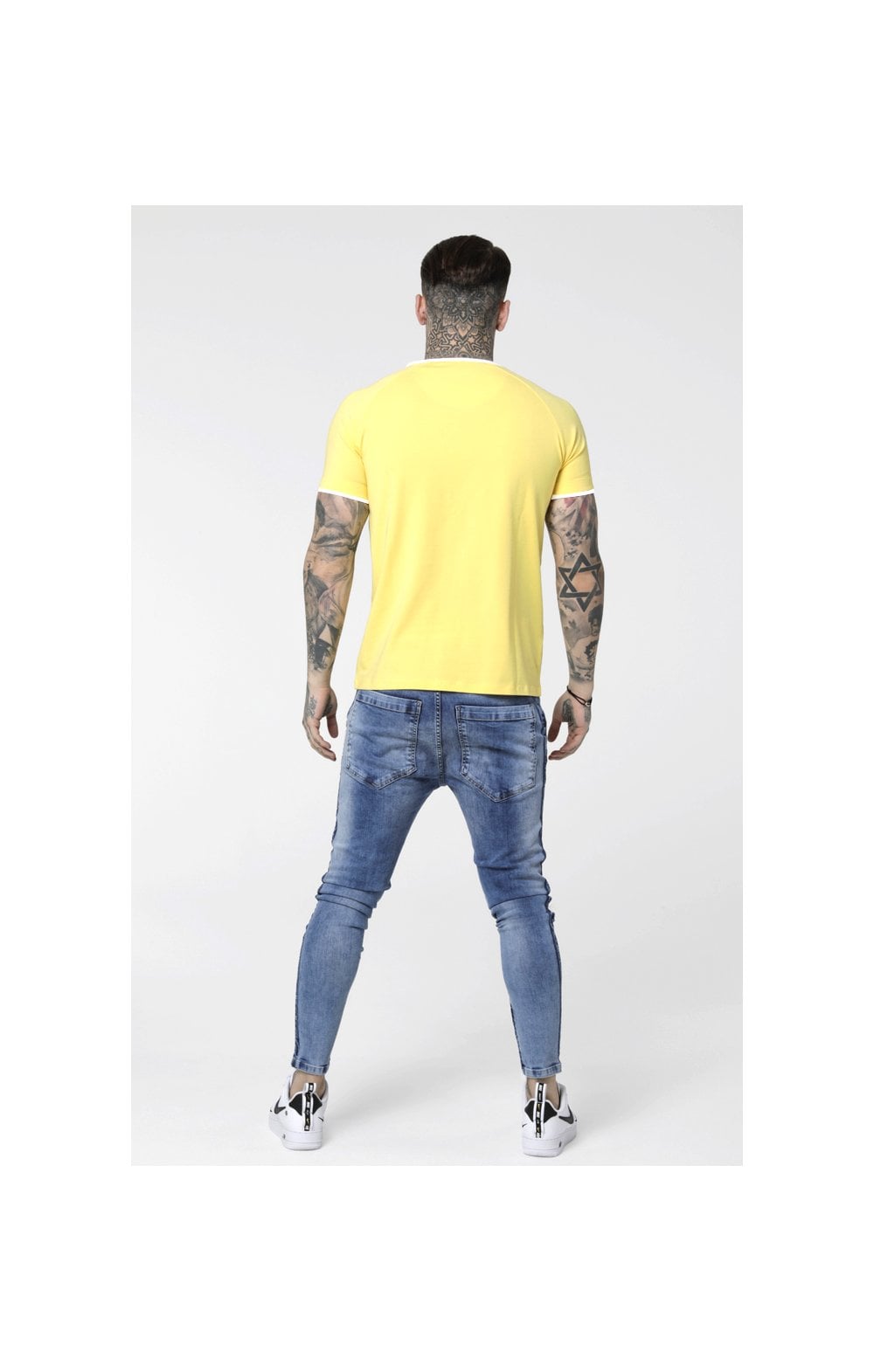 SikSilk S/S Elastic Cuff Tee – Gold (4)