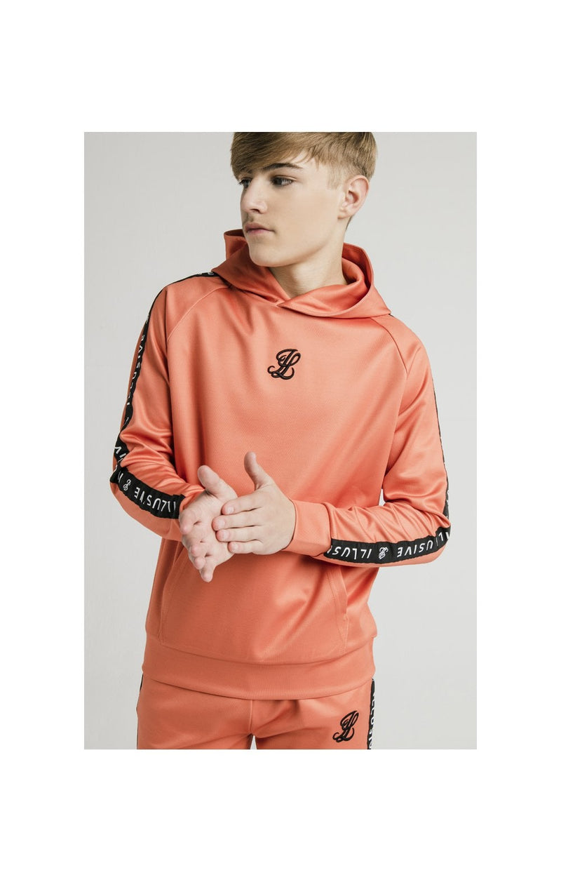Illusive London Taped Overhead Hoodie - Orange (1)