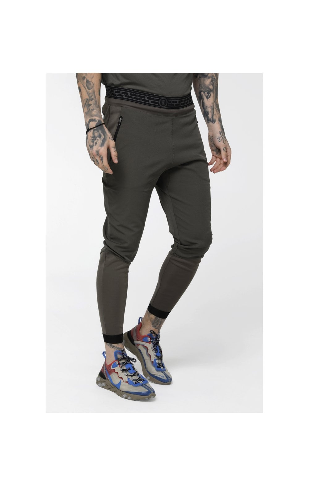 SikSilk Evolution Track Pants - Khaki (2)