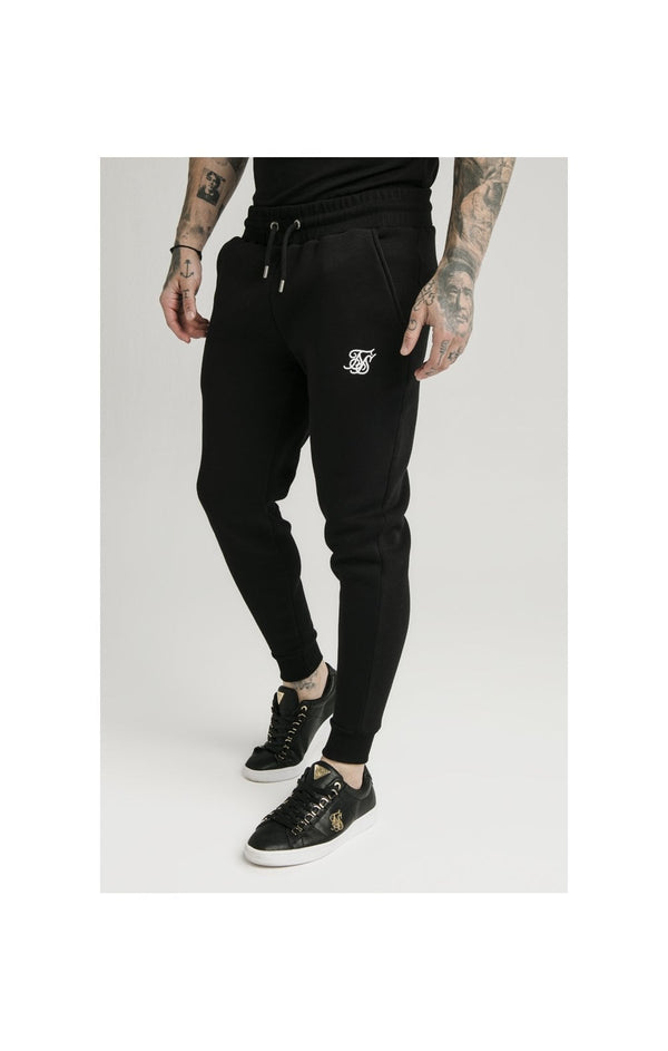 Black Essential Muscle Fit Jogger