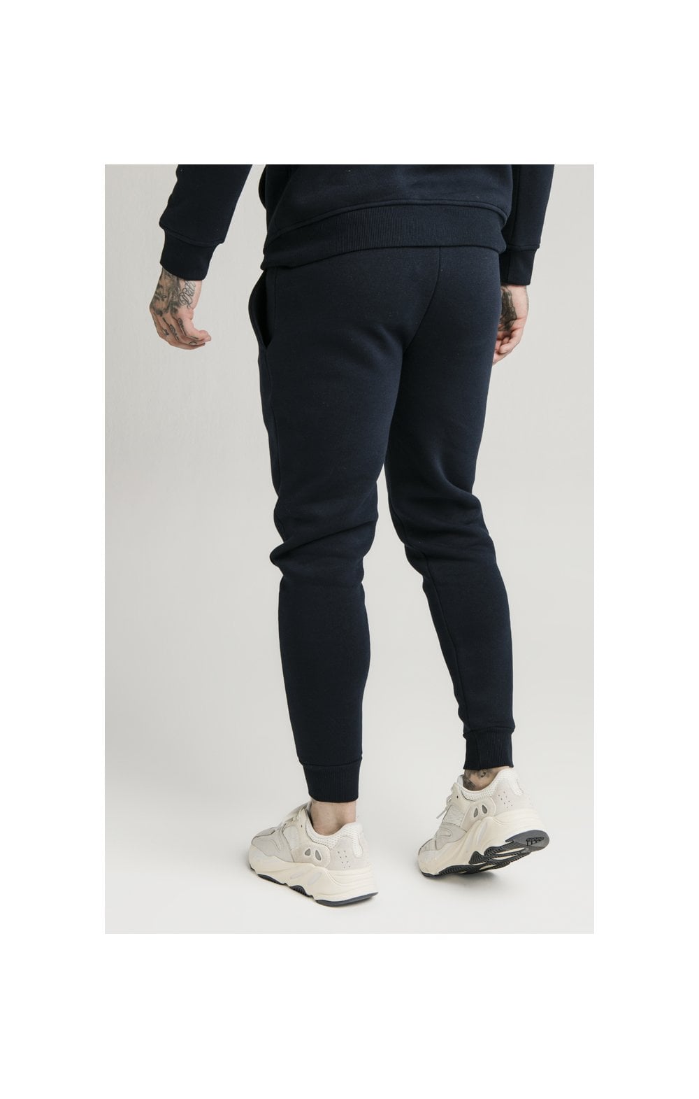 SikSilk Muscle Fit Jogger – Navy (3)