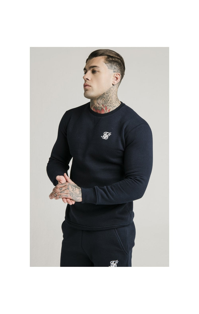 Navy Crew Sweat