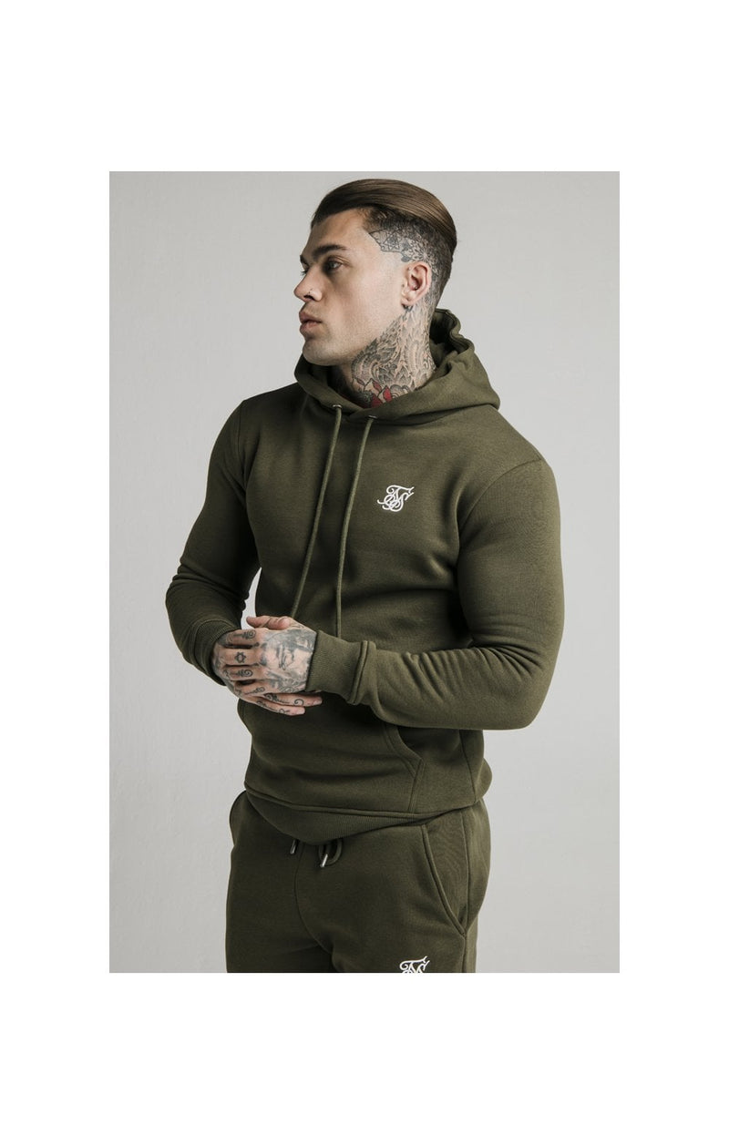 Khaki Essential Muscle Fit Overhead Hoodie