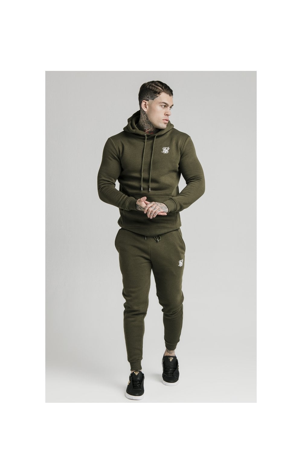 Siksilk muscle fit overhead hoodie sale