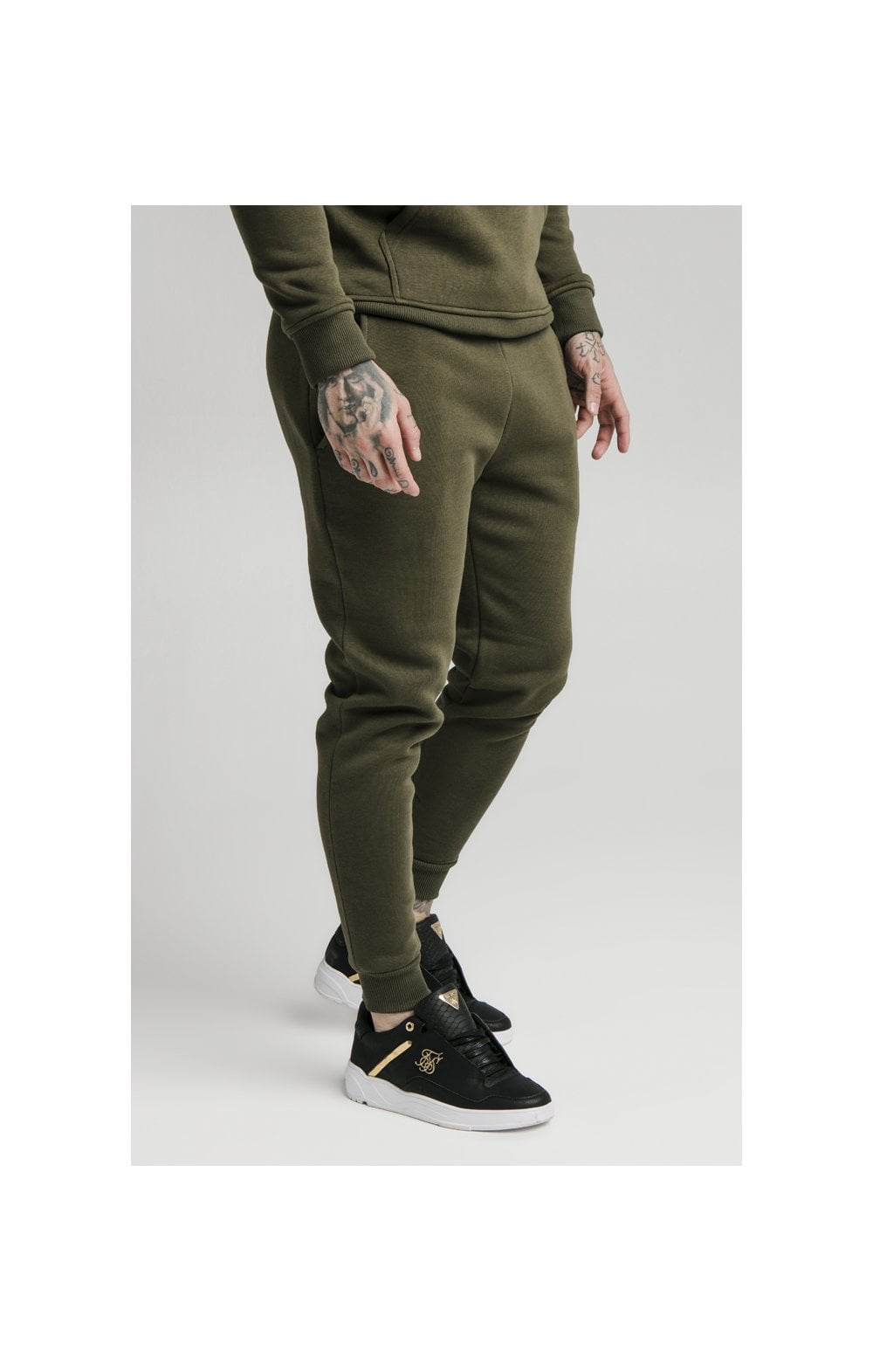 Khaki Essential Muscle Fit Jogger (2)