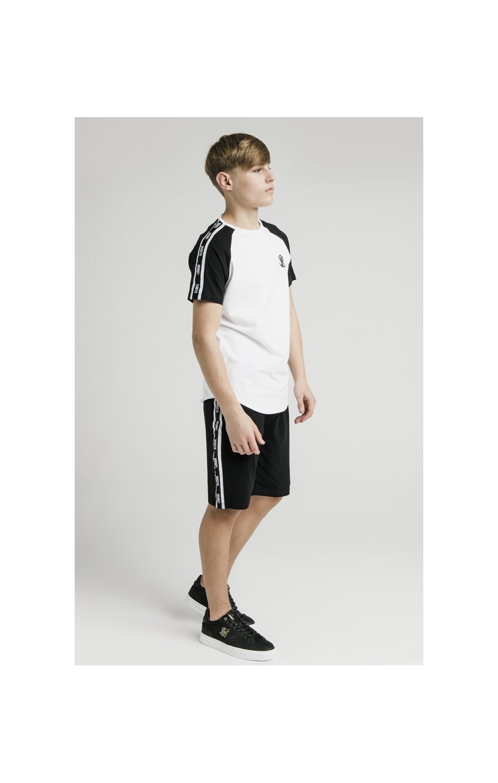 Illusive London Jersey Shorts - Black & White (6)