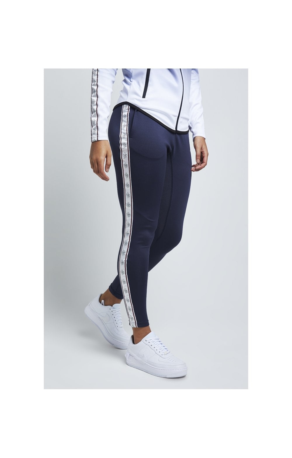 Load image into Gallery viewer, SikSilk Tape Athlete Track Pants - Ebony (3)