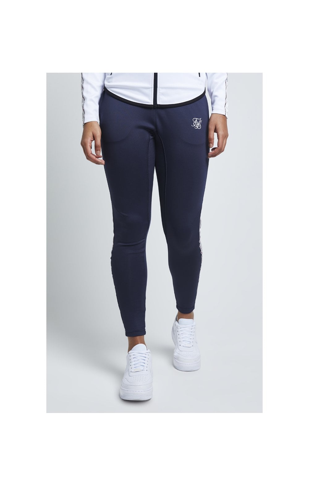 SikSilk Tape Athlete Track Pants - Ebony (2)