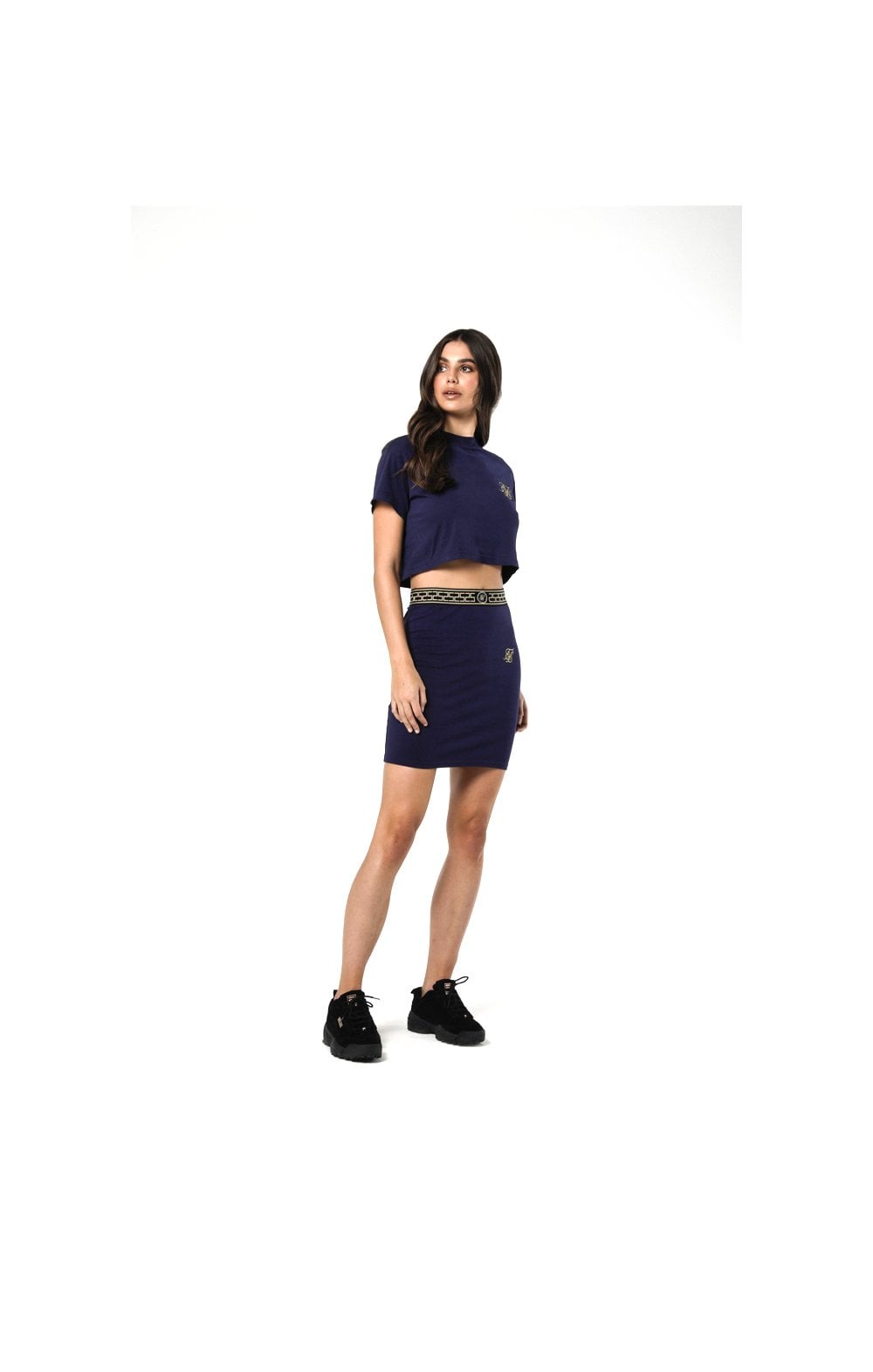 SikSilk Cartel Tape Tube Skirt – Eclipse (1)