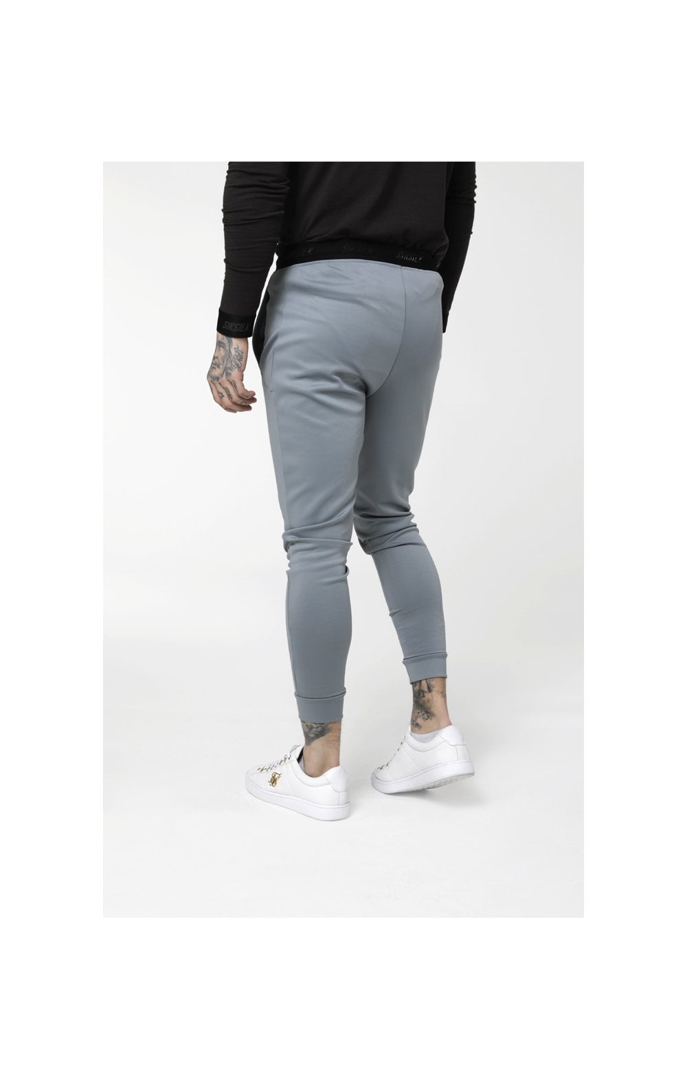 SikSilk Agility Track Pants - Ice Grey (3)