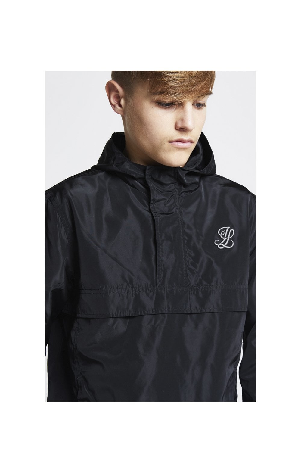 Illusive London Lightweight 1/4 Zip Jacket – Black (1)