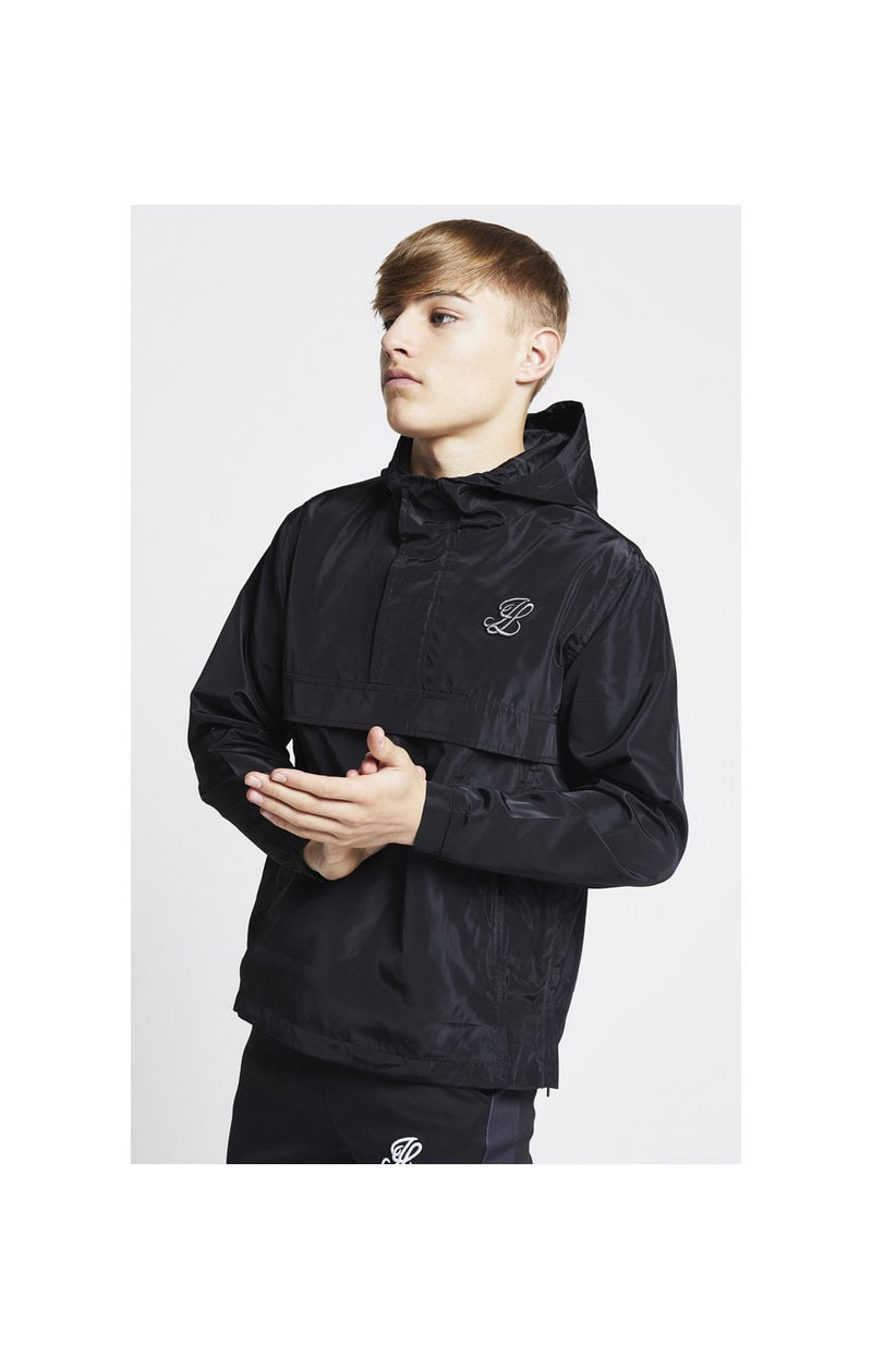Illusive London Lightweight 1/4 Zip Jacket – Black