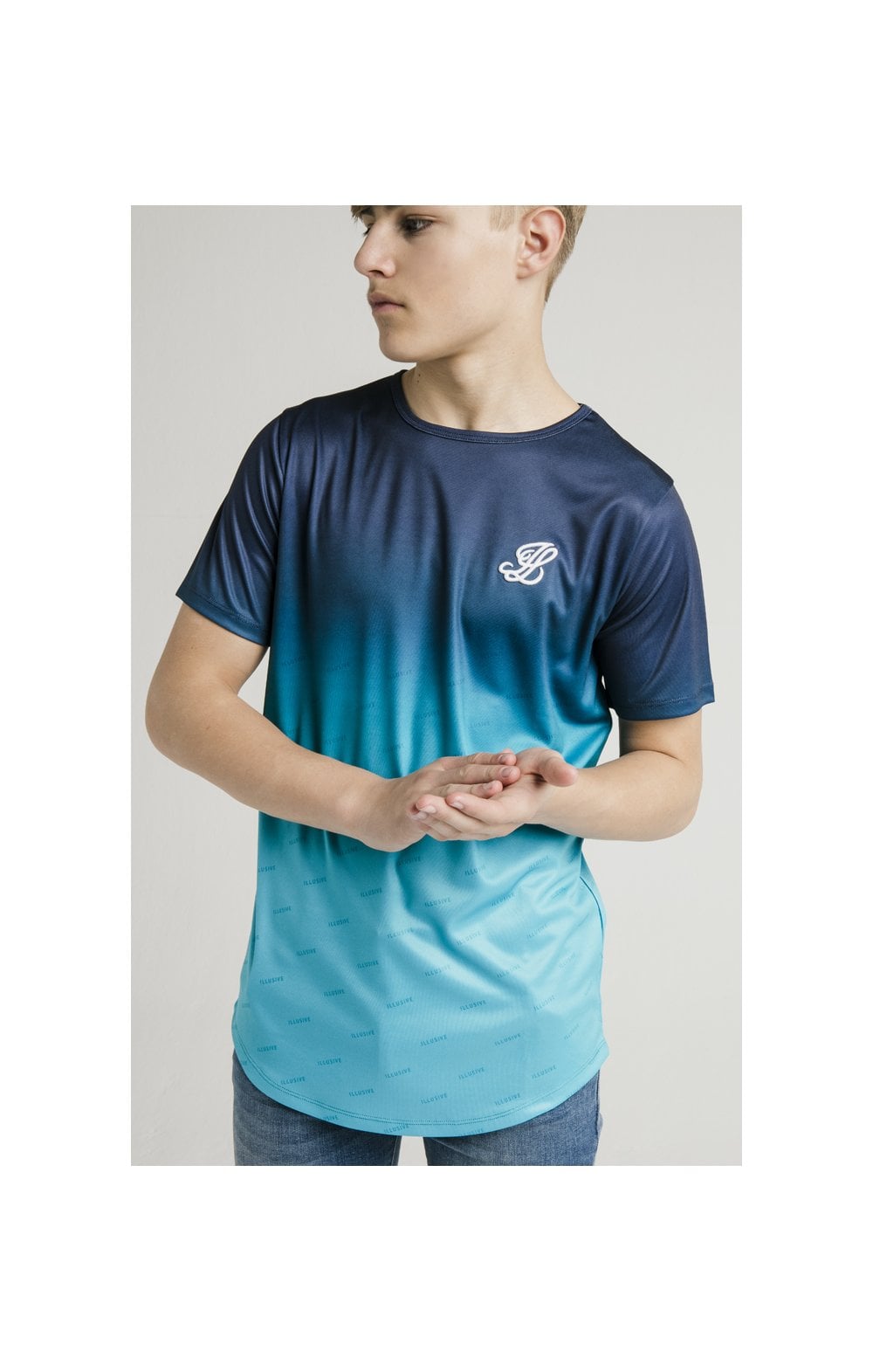 Illusive London Shadow Fade Tee – Teal