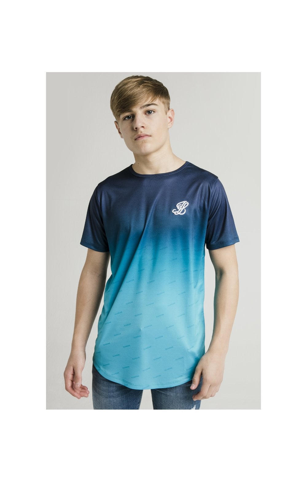 Illusive London Shadow Fade Tee – Teal (1)