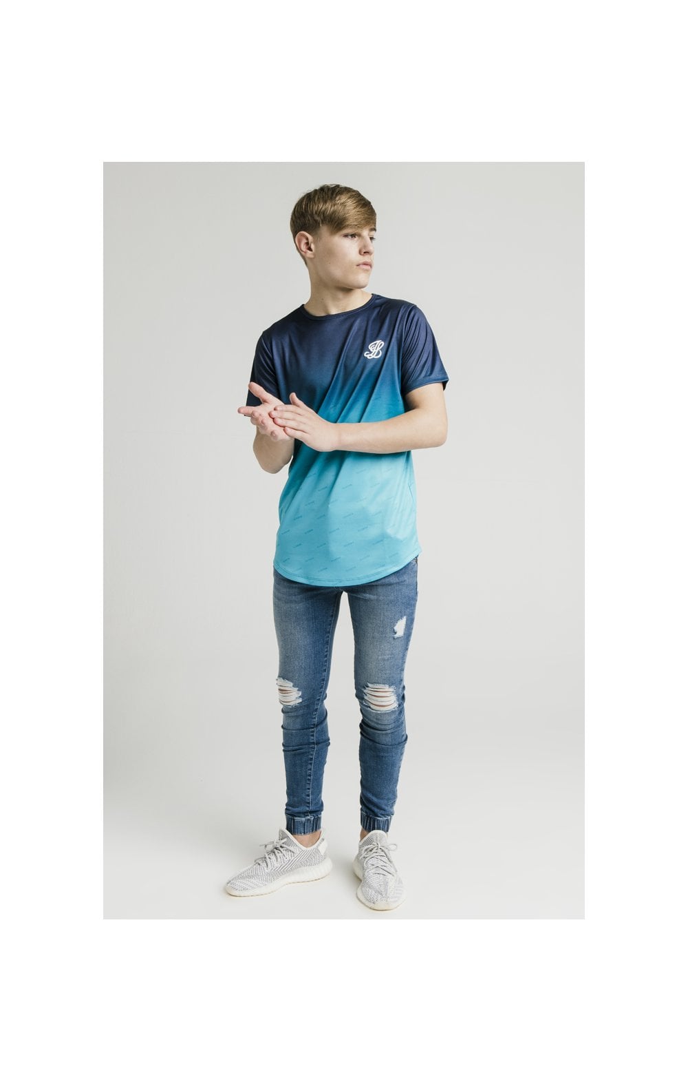 Illusive London Shadow Fade Tee – Teal (3)