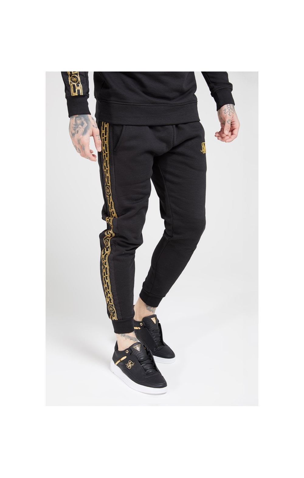 Sik silk black on sale joggers