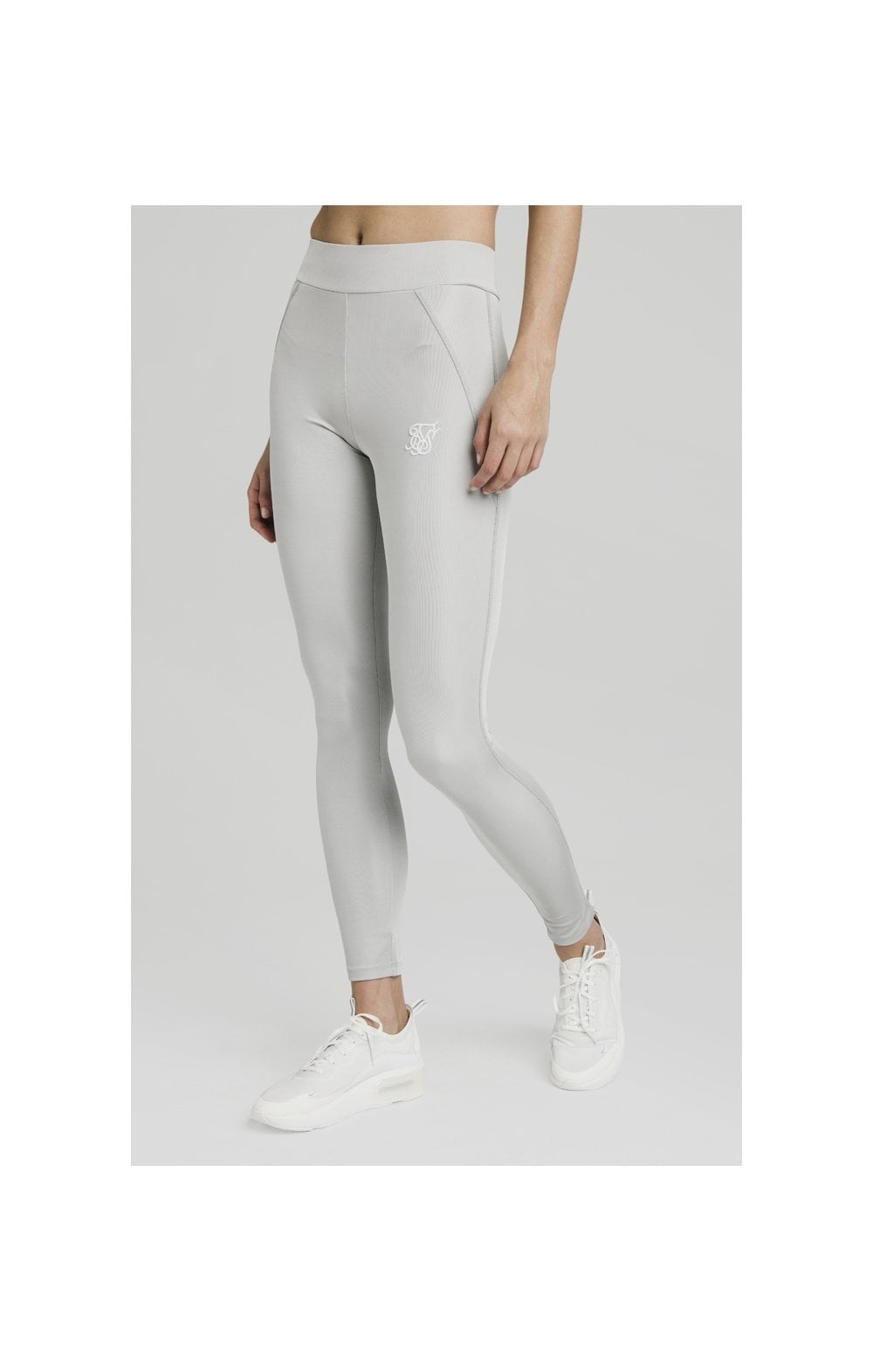 SikSilk Disco Leggings – Silver (5)