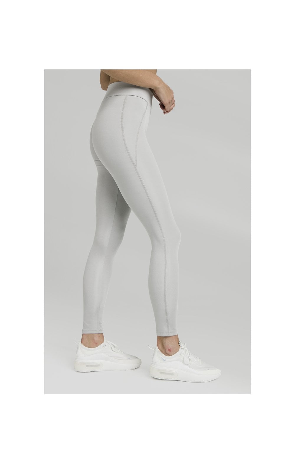 SikSilk Disco Leggings – Silver (6)