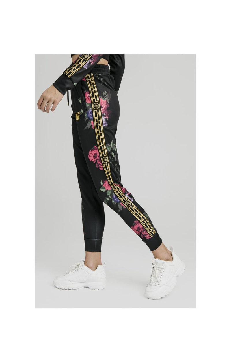 SikSilk Oil Paint Track Pants – Black