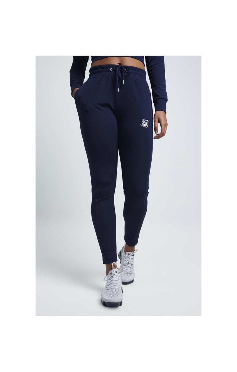 SikSilk Zonal Track Pants – Navy (1)