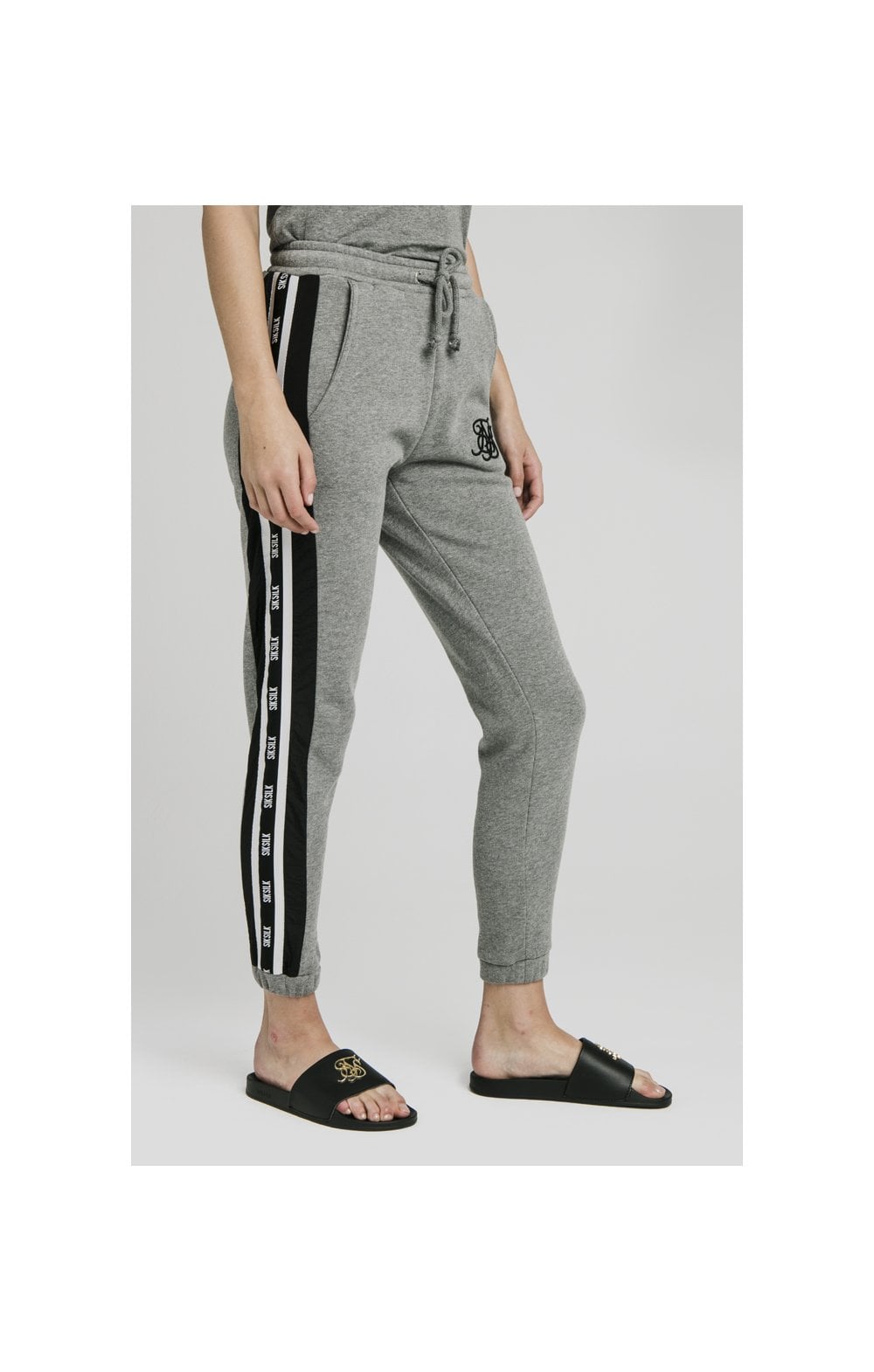 Load image into Gallery viewer, SikSilk Panel Tape Joggers - Grey Marl (4)
