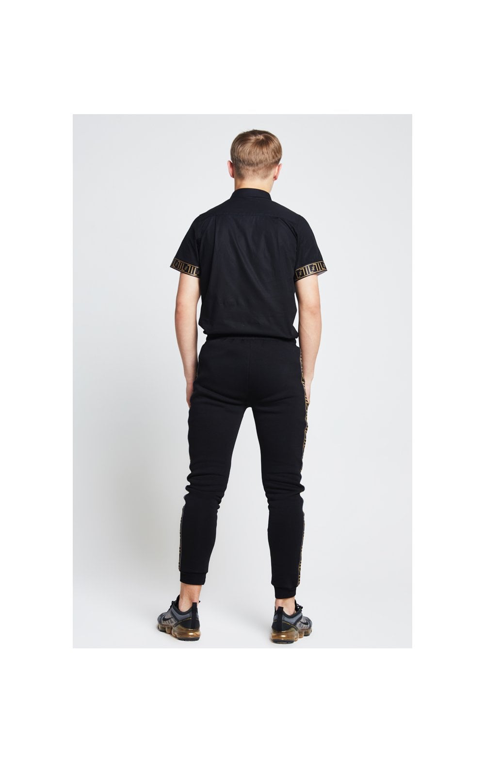 Illusive London S/S Taped Shirt - Black (4)