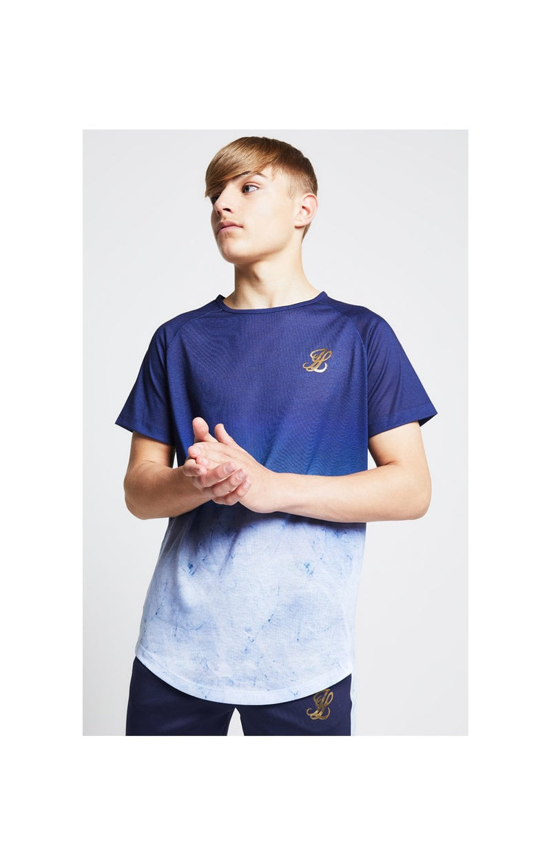 Illusive London Marble Fade Tee – Navy & Marble