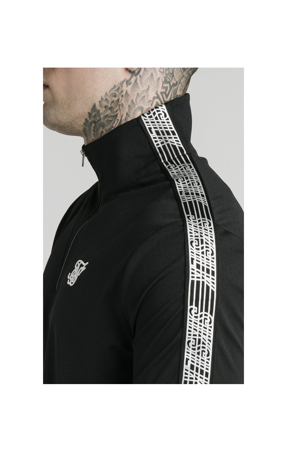 SikSilk Runner Quarter Zip - Black (1)