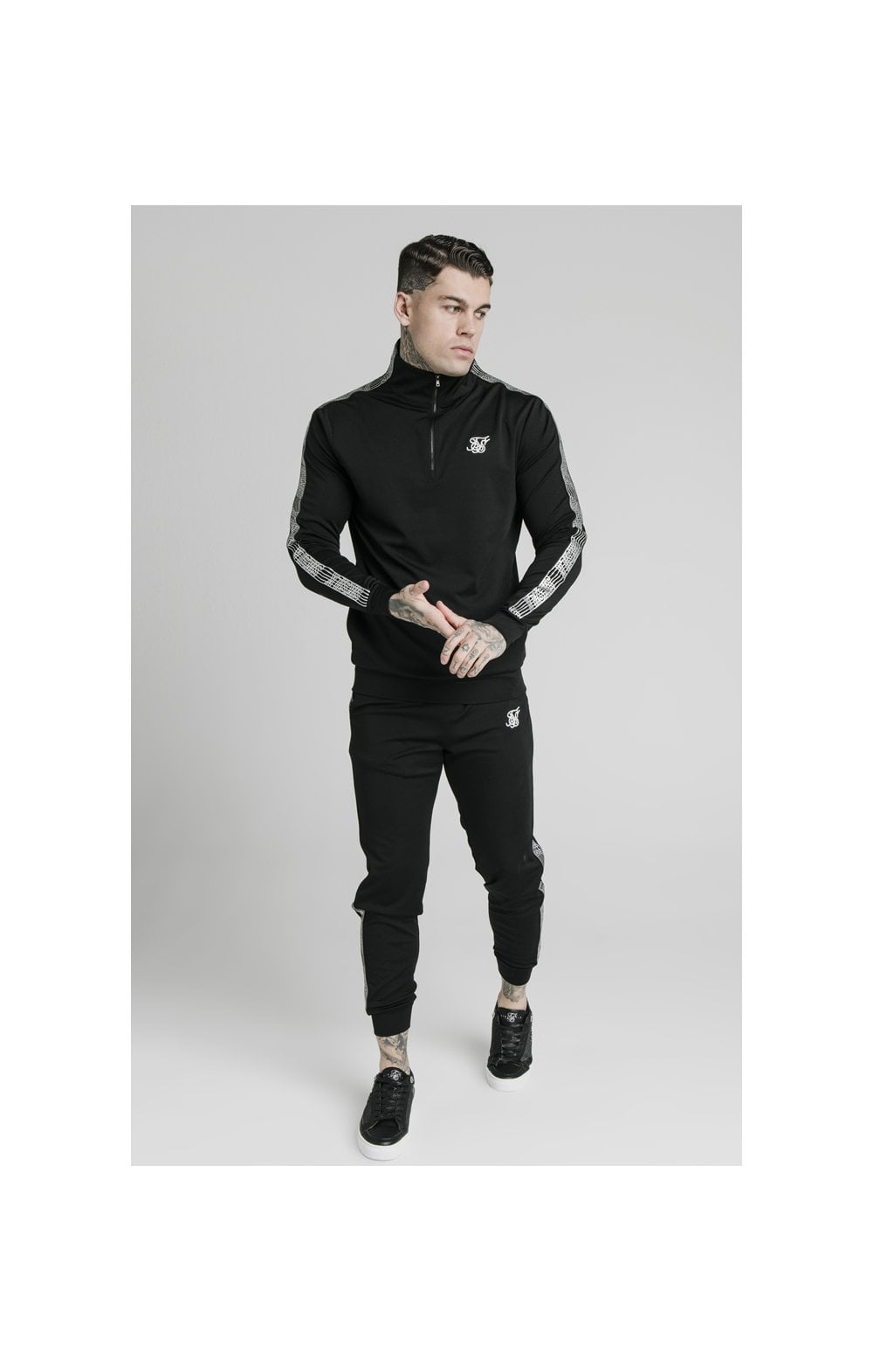 SikSilk Runner Quarter Zip - Black (2)