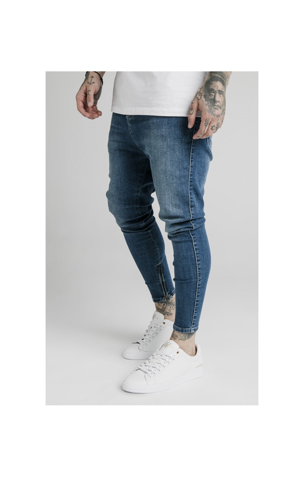 Blue Essential Drop Crotch Jean (2)
