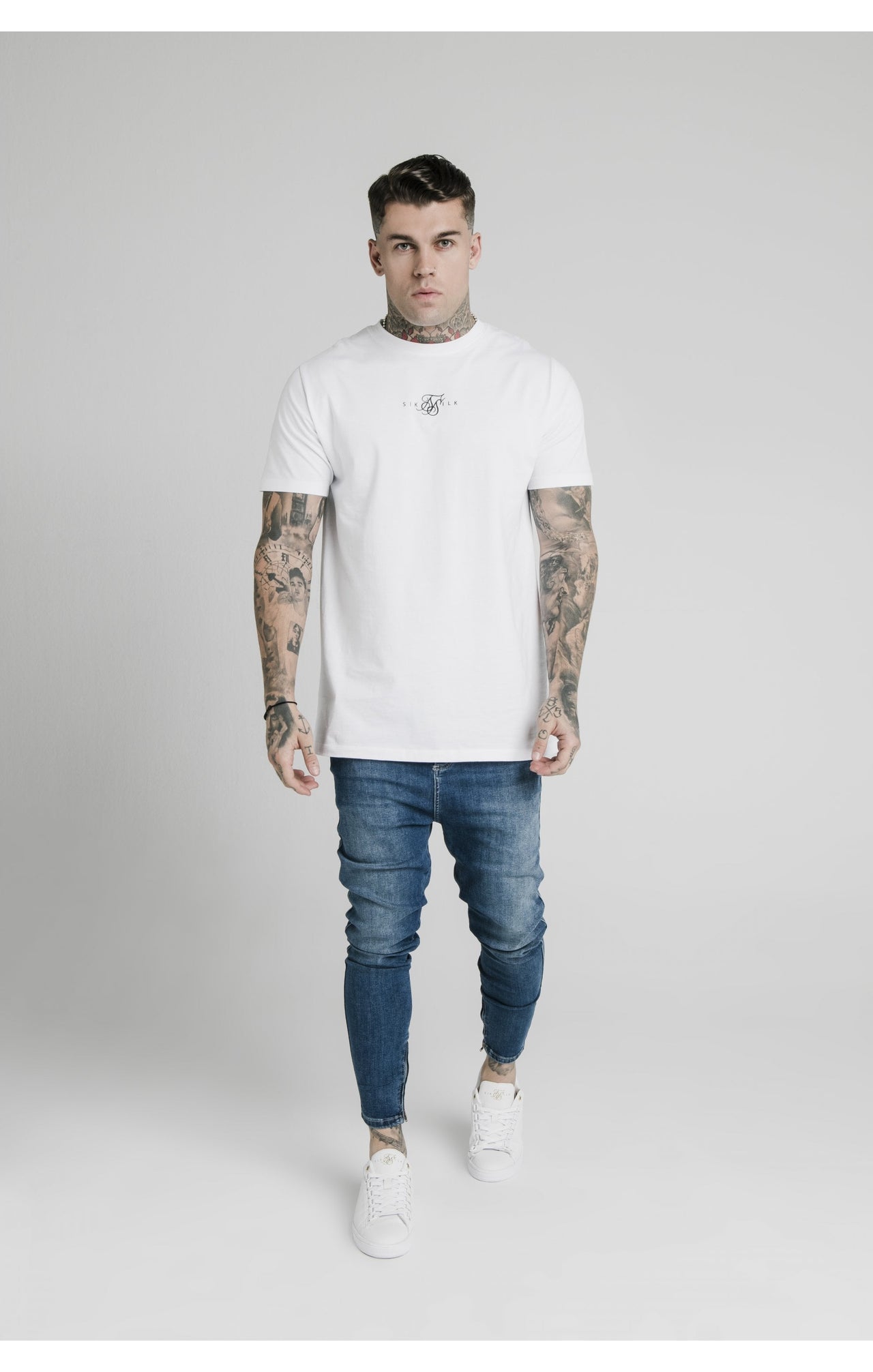 SikSilk Drop Crotch Jeans – Midstone Blue (4)