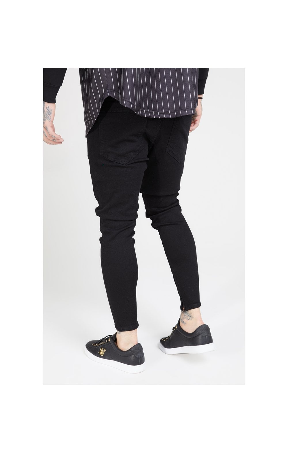 SikSilk Drop Crotch Jeans – Black SikSilk NZ